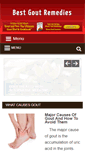 Mobile Screenshot of bestgoutremedies.com