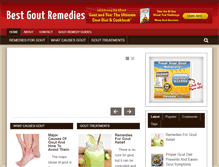 Tablet Screenshot of bestgoutremedies.com